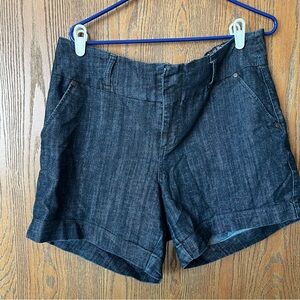 Women’s Dark Blue/Charcoal Denim Shorts, Size 18W, One5One Brand